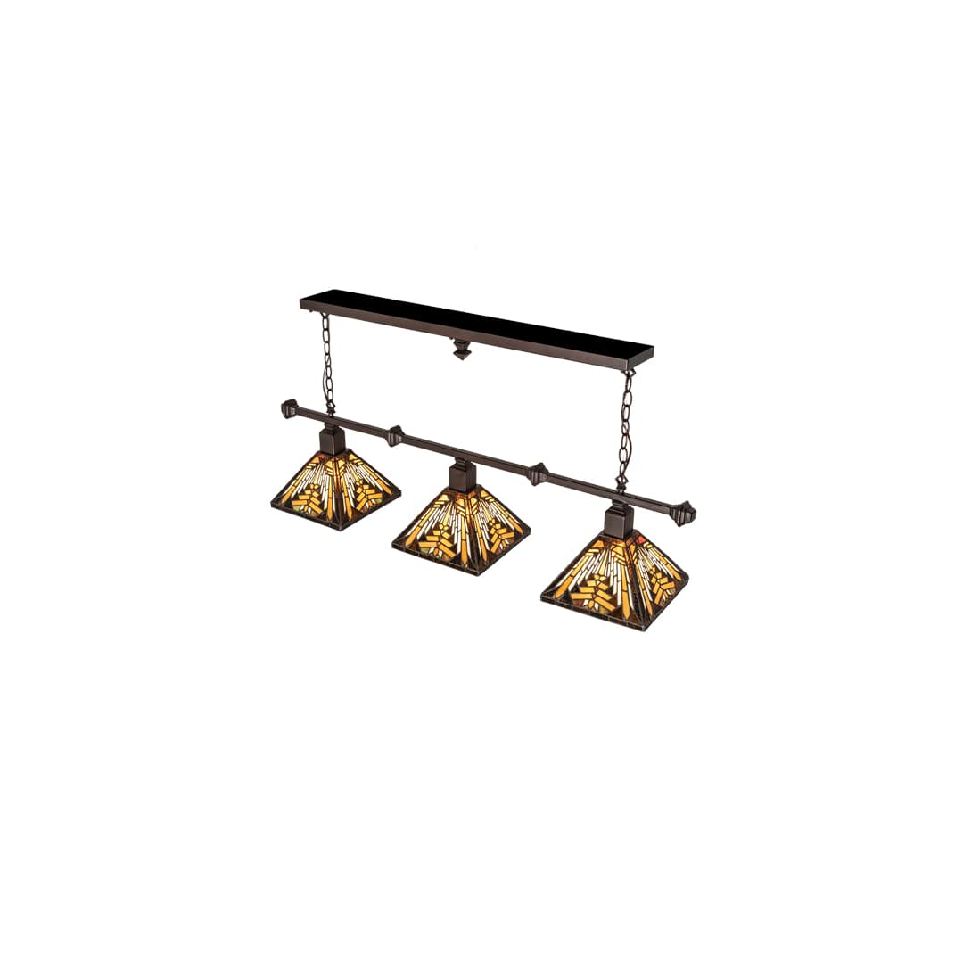 3 Light 48" Wide Linear Pendant