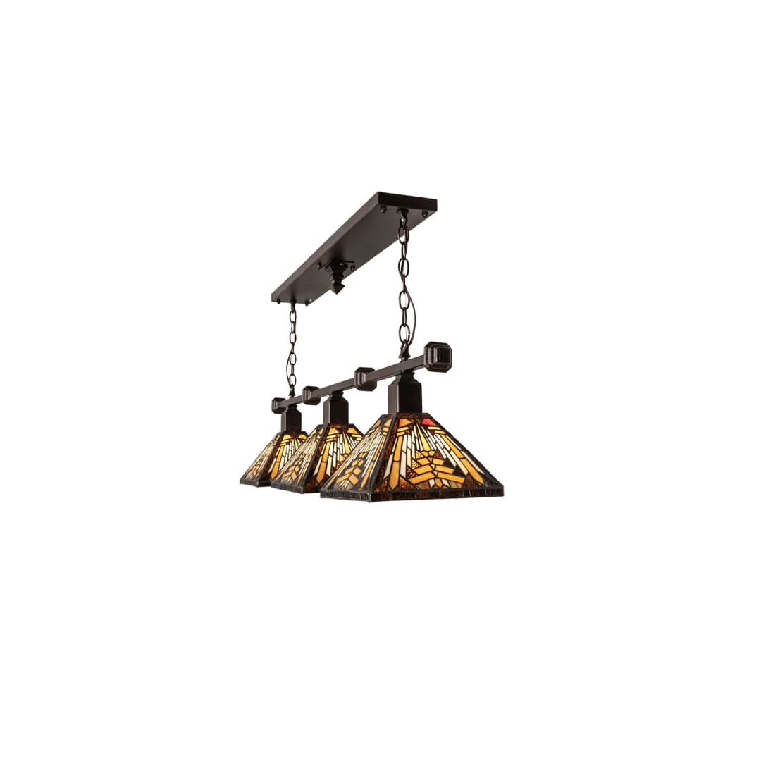 3 Light 48" Wide Linear Pendant