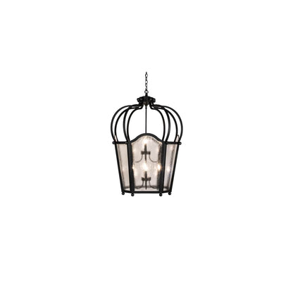 10 Light 33" Wide Taper Candle Pendant
