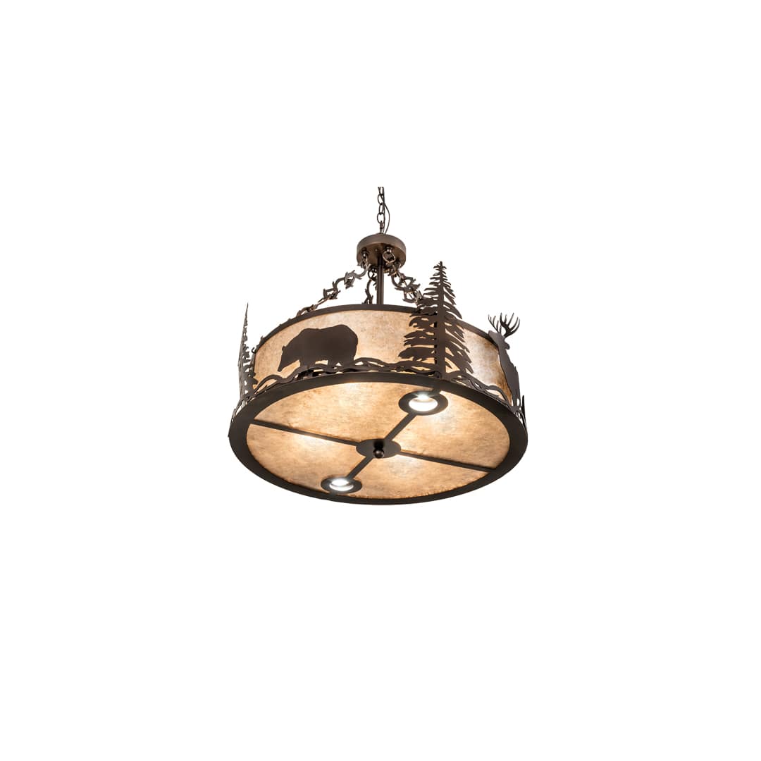 4 Light 26" Wide Pendant
