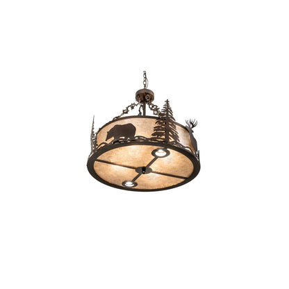 4 Light 26" Wide Pendant