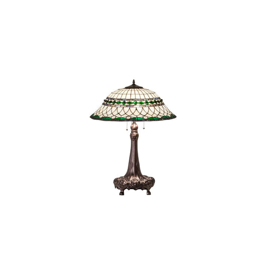 Tiffany Roman 3 Light 31" Tall Buffet Table Lamp