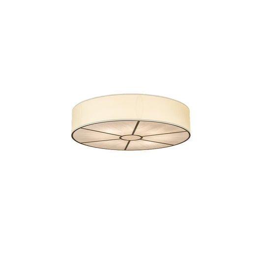 Cilindro 8 Light 48" Wide Semi-Flush Drum Ceiling Fixture - Antique Finish