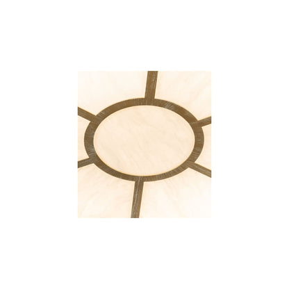 Cilindro 8 Light 48" Wide Semi-Flush Drum Ceiling Fixture - Antique Finish