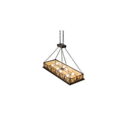 8 Light 48" Wide Linear Pendant