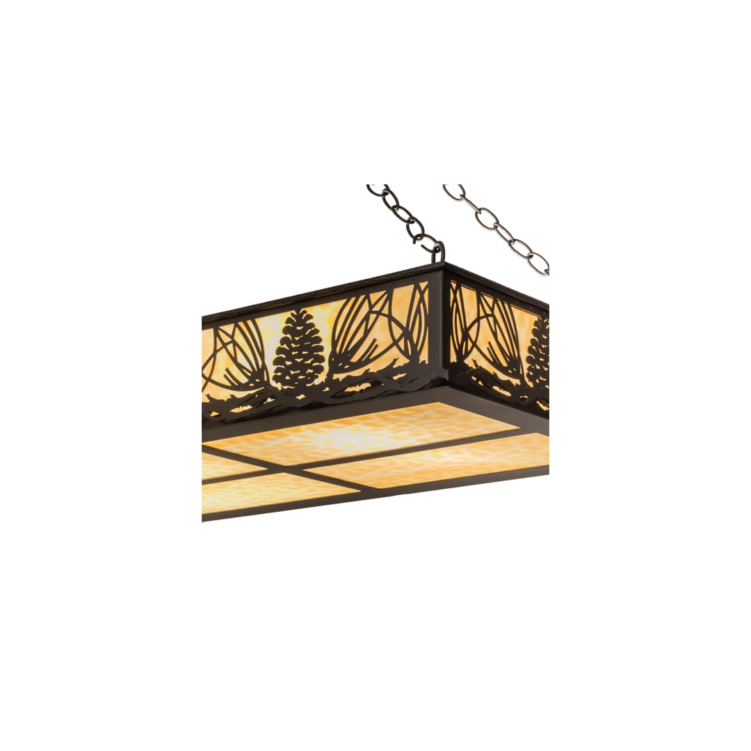 8 Light 48" Wide Linear Pendant