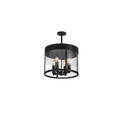 4 Light 18" Wide Pendant