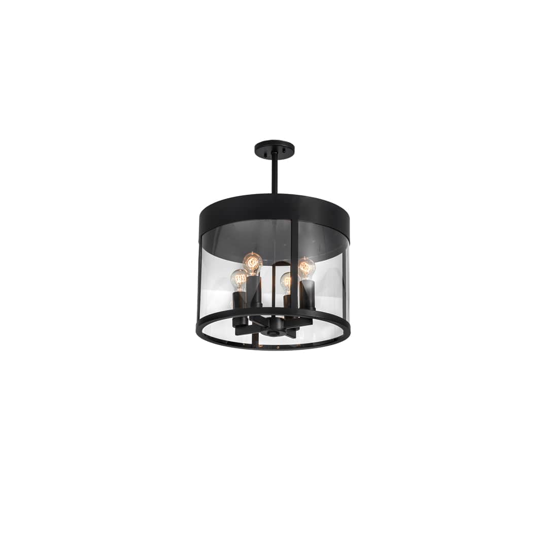 4 Light 18" Wide Pendant