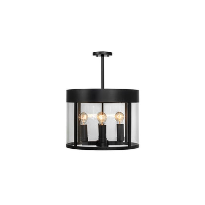 4 Light 18" Wide Pendant