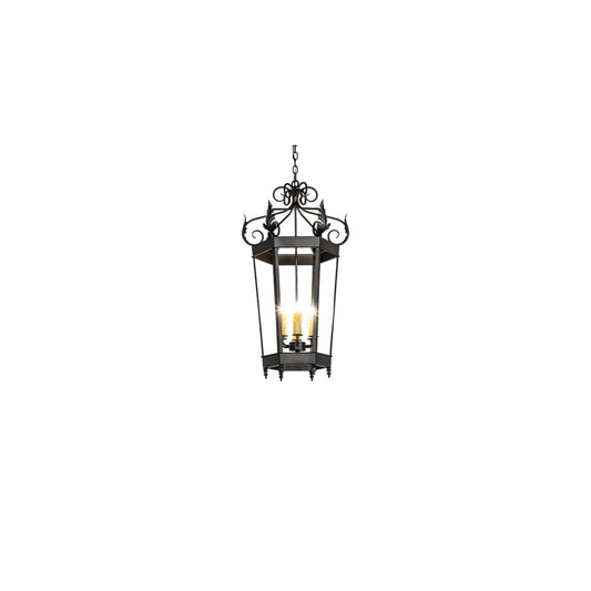 6 Light 20" Wide Taper Candle Pendant