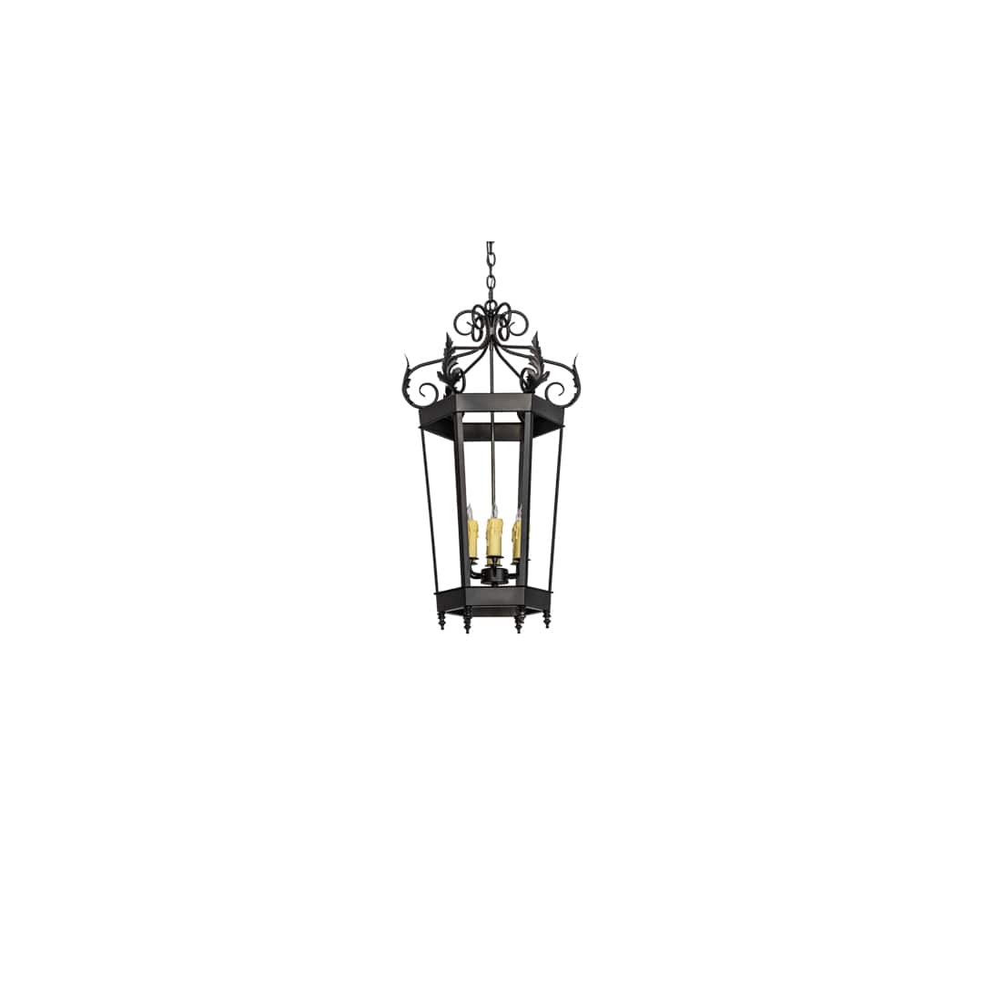 6 Light 20" Wide Taper Candle Pendant