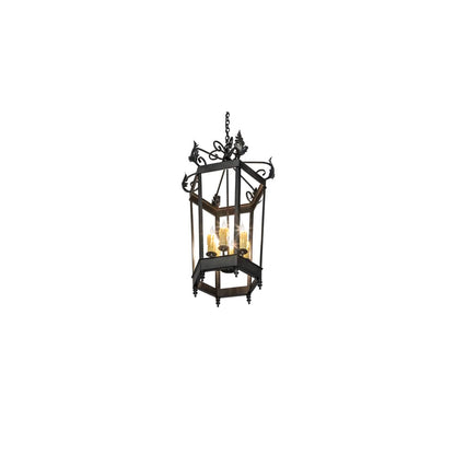 6 Light 20" Wide Taper Candle Pendant