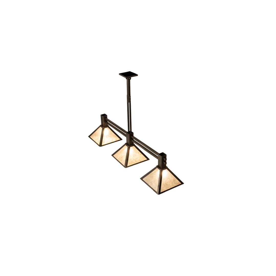3 Light 45" Wide Linear Pendant