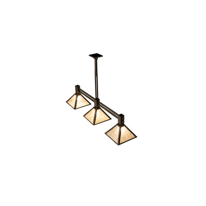 3 Light 45" Wide Linear Pendant