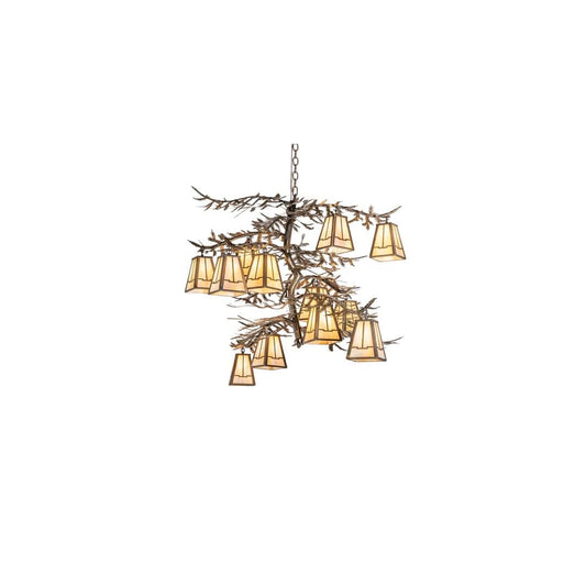 Long Pine Branch 12 Light 40" Wide Chandelier