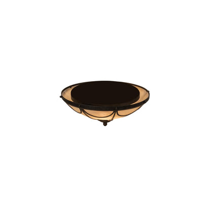 Carousel 3 Light 16" Wide Flush Mount Bowl Ceiling Fixture