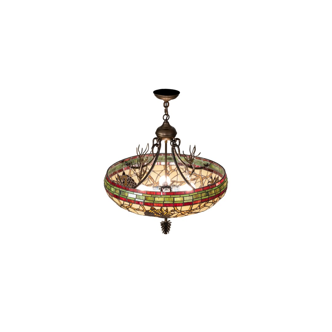 4 Light 24" Wide Pendant