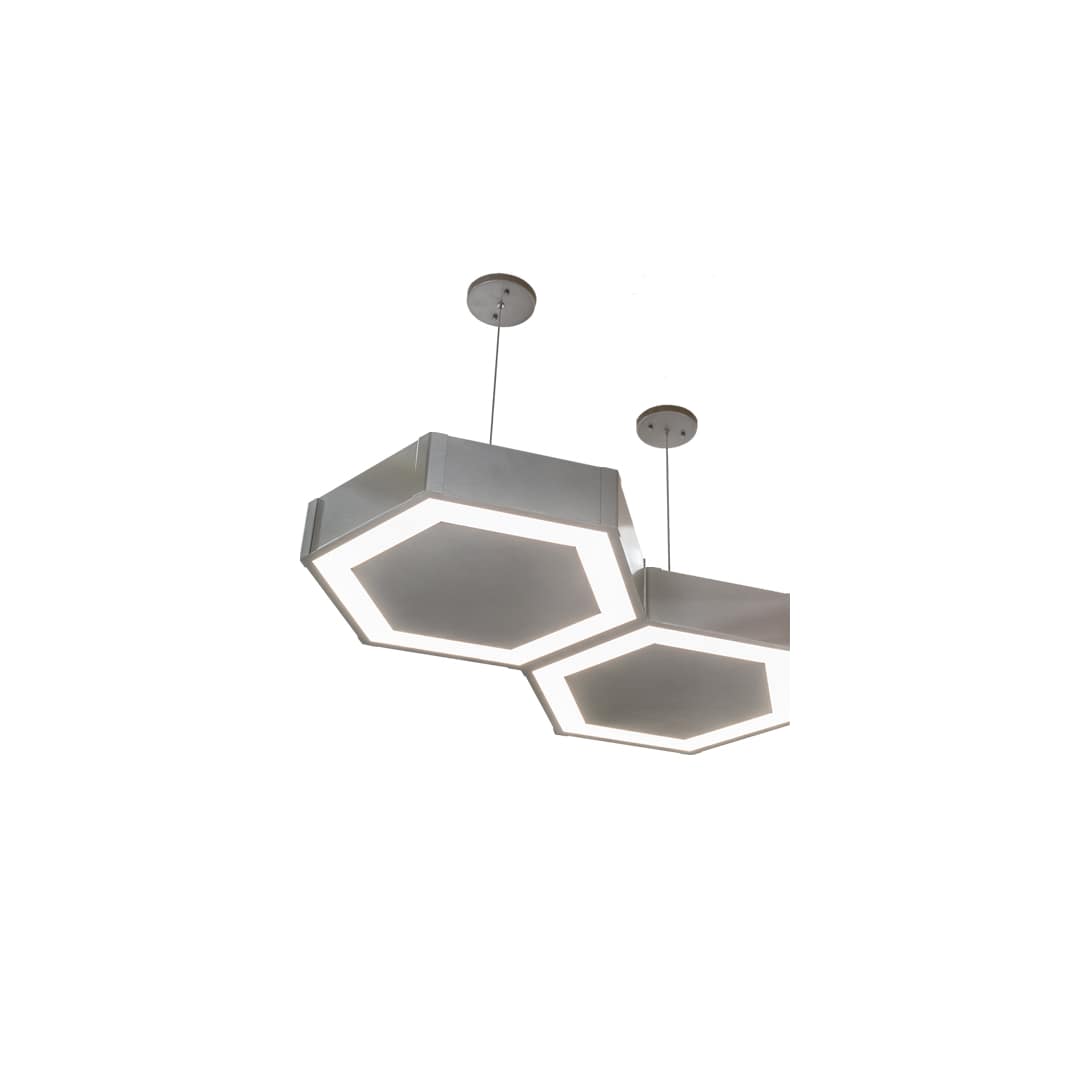 7 Light 88" Wide Suspension Linear Pendant