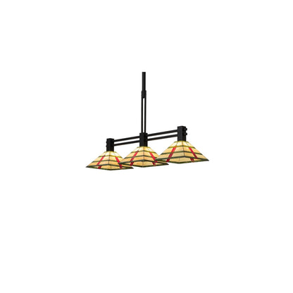 3 Light 48" Wide Linear Pendant