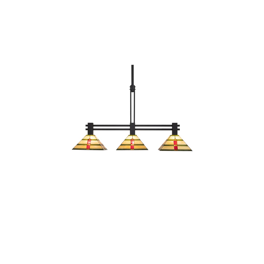 3 Light 48" Wide Linear Pendant