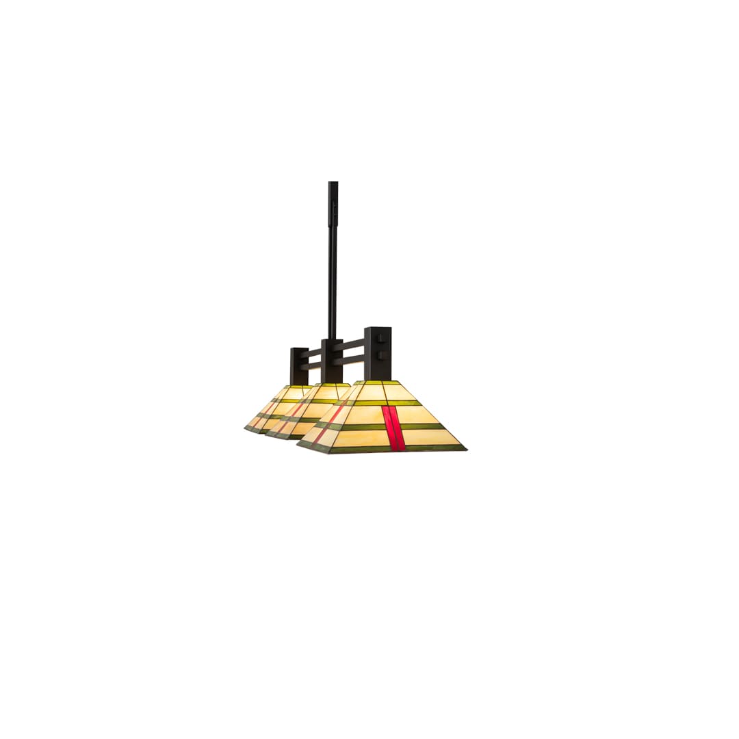 3 Light 48" Wide Linear Pendant
