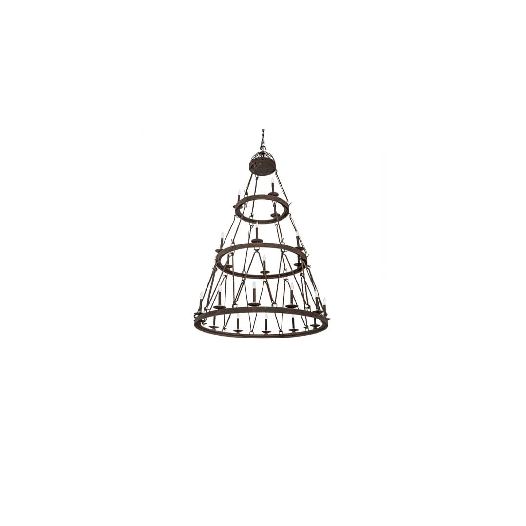 Lakeshore 21 Light 54" Wide Taper Candle Style Chandelier