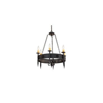 Calandra 6 Light 36" Wide Taper Candle Style Chandelier