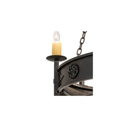 Calandra 6 Light 36" Wide Taper Candle Style Chandelier