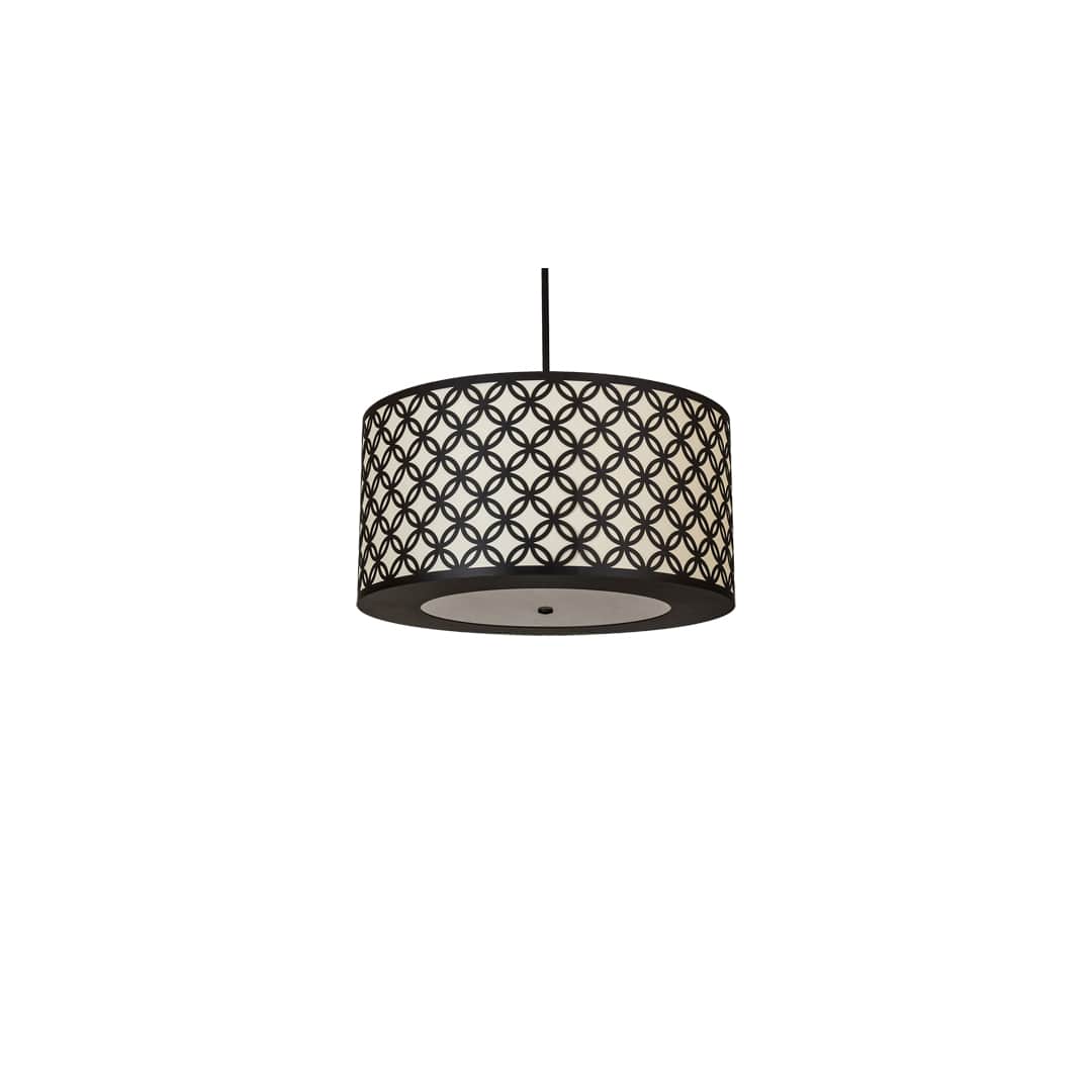 3 Light 36" Wide Pendant
