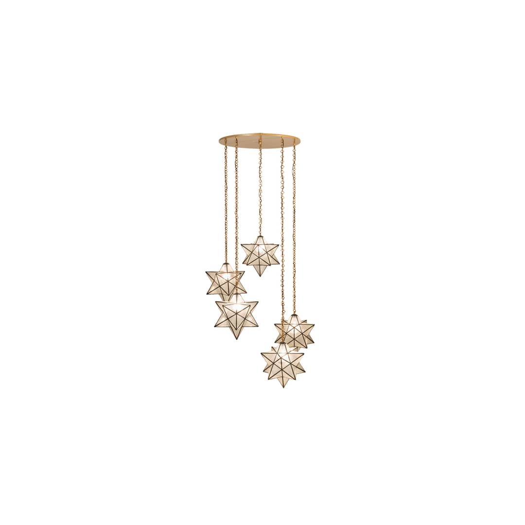 5 Light 45" Wide Multi Light Pendant