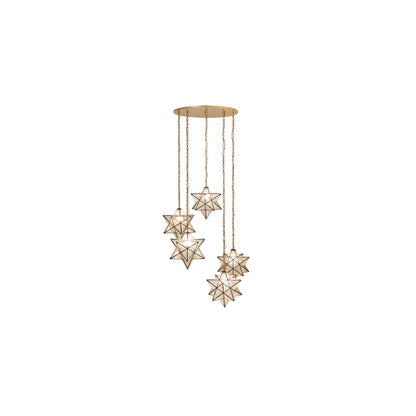 5 Light 45" Wide Multi Light Pendant