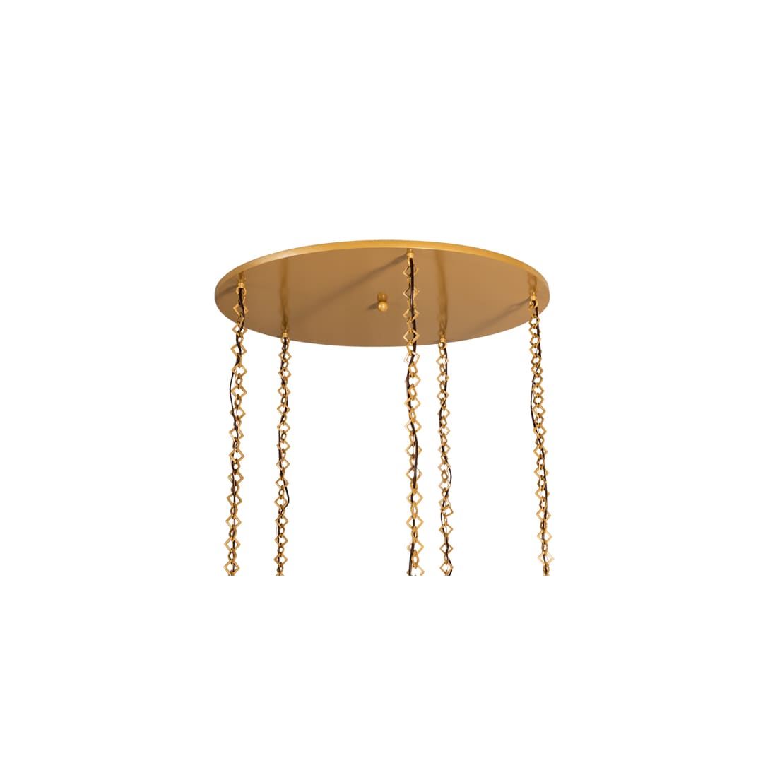 5 Light 45" Wide Multi Light Pendant