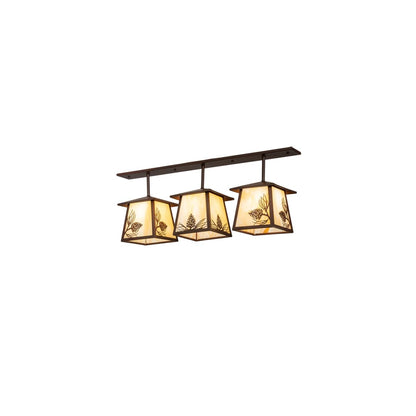 3 Light 48" Wide Linear Pendant