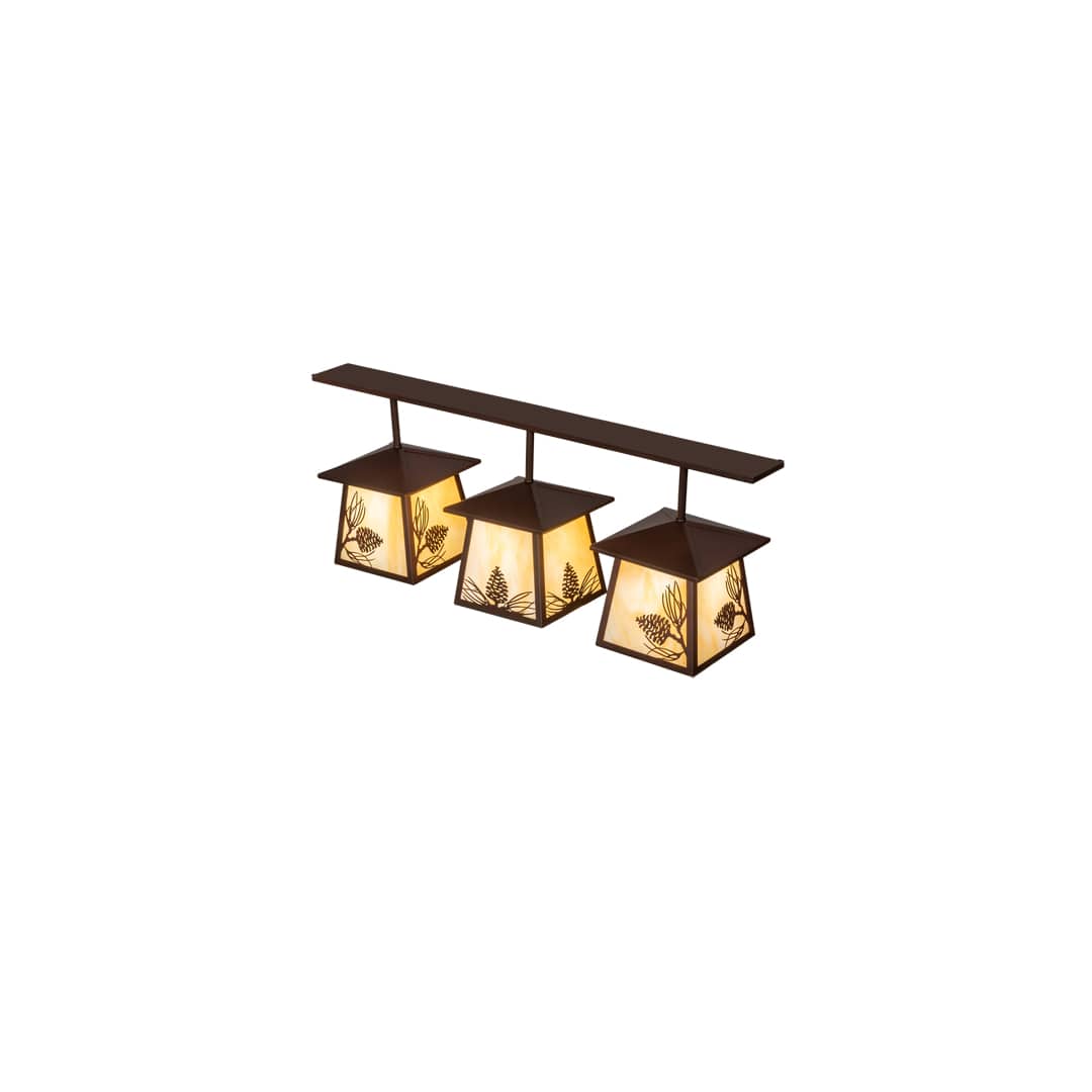 3 Light 48" Wide Linear Pendant