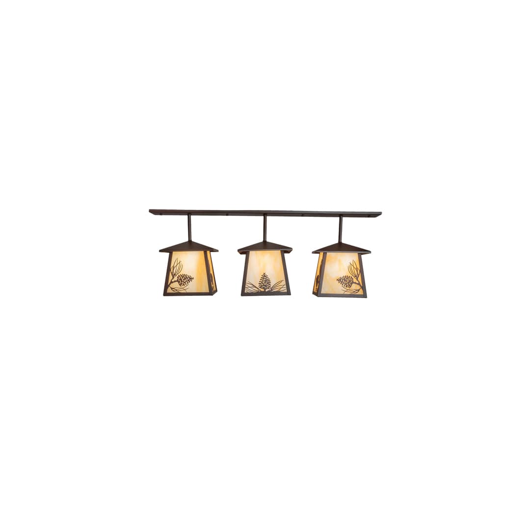 3 Light 48" Wide Linear Pendant