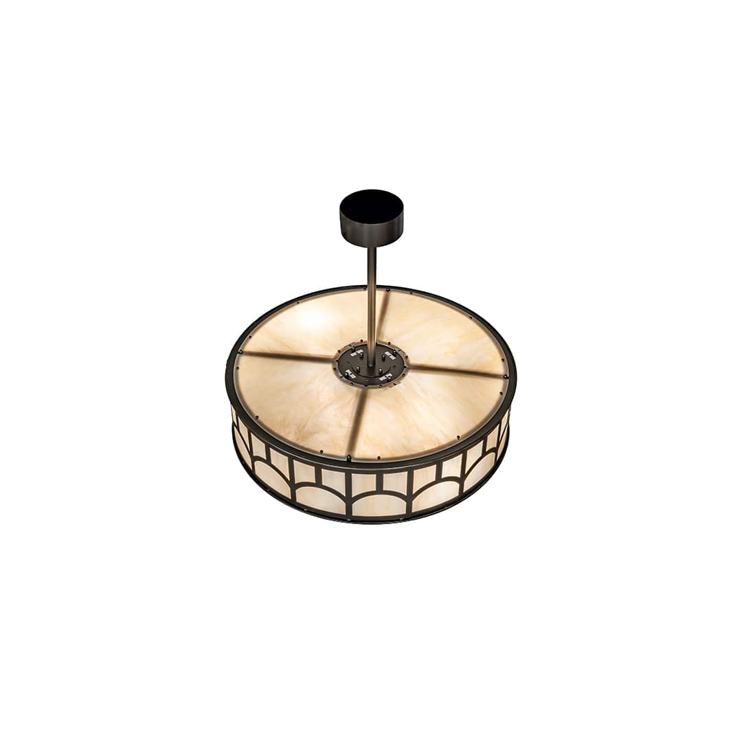 8 Light 37" Wide Pendant