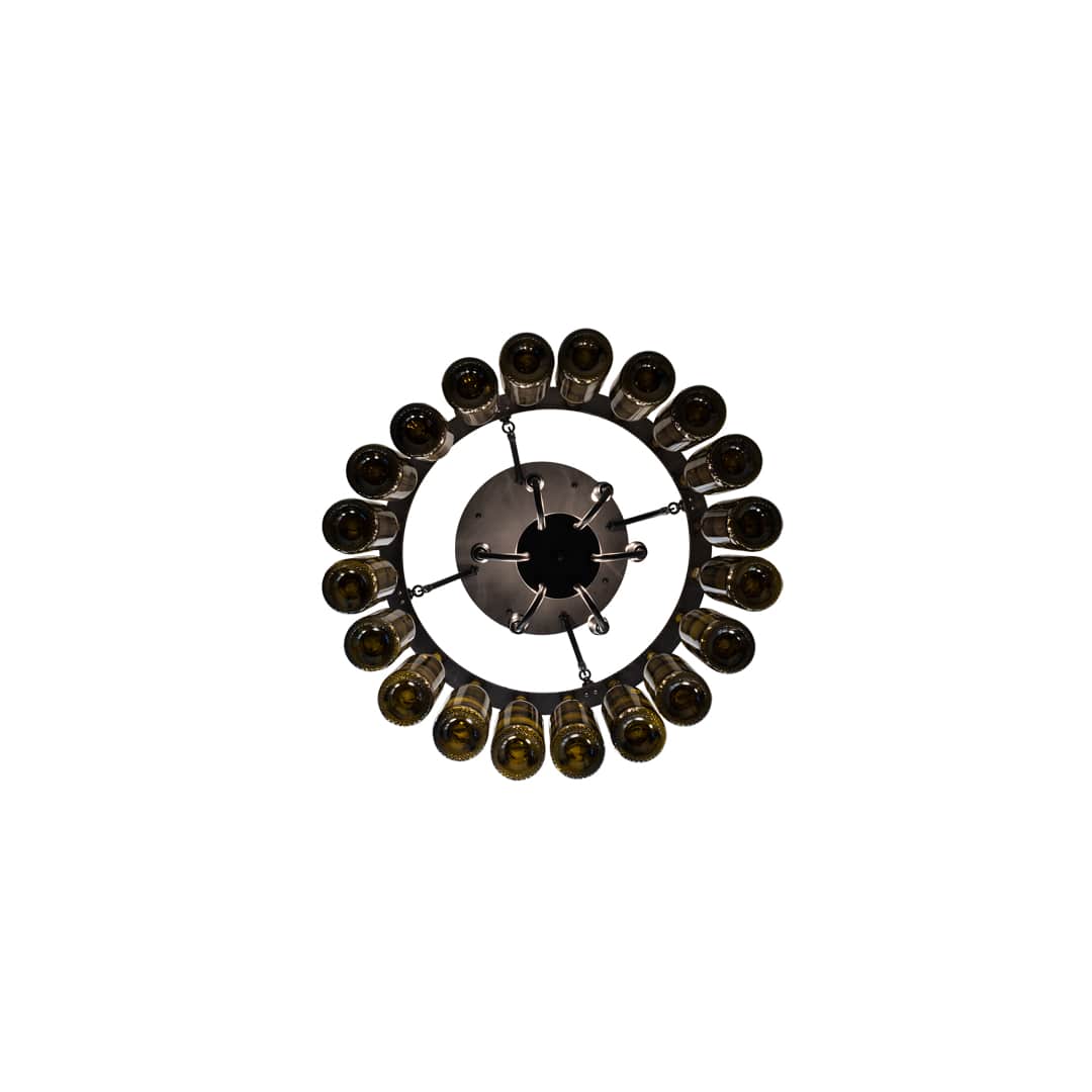 Tuscan Vineyard 6 Light 26" Wide Semi-Flush Drum Ceiling Fixture