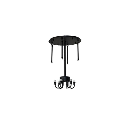 Tuscan Vineyard 6 Light 26" Wide Semi-Flush Drum Ceiling Fixture