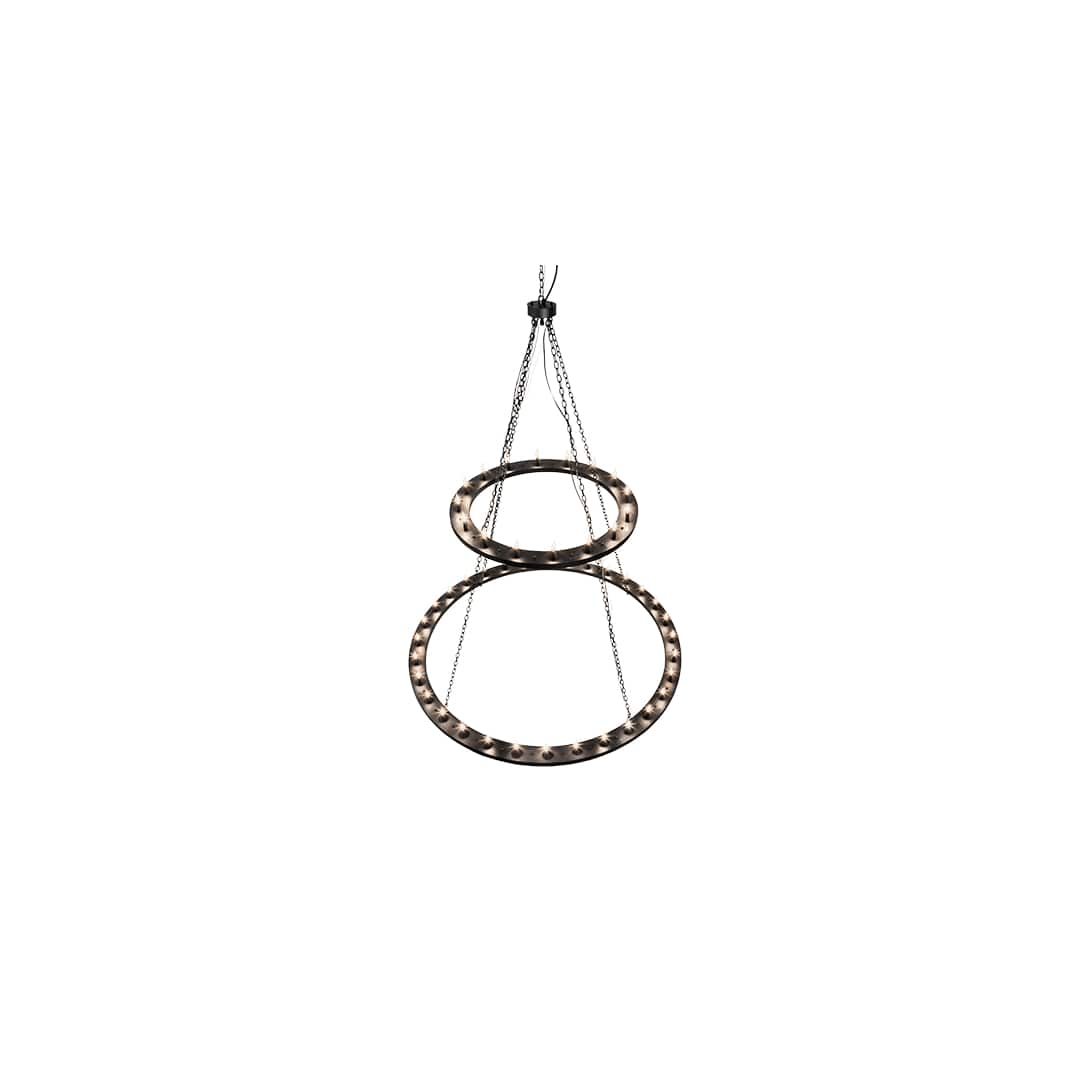 Loxley 48 Light 84" Wide Taper Candle Ring Chandelier