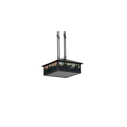 3 Light 24" Wide Pendant