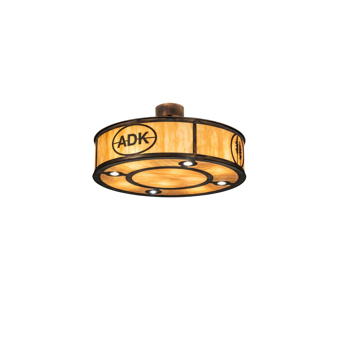 8 Light 37" Wide Pendant