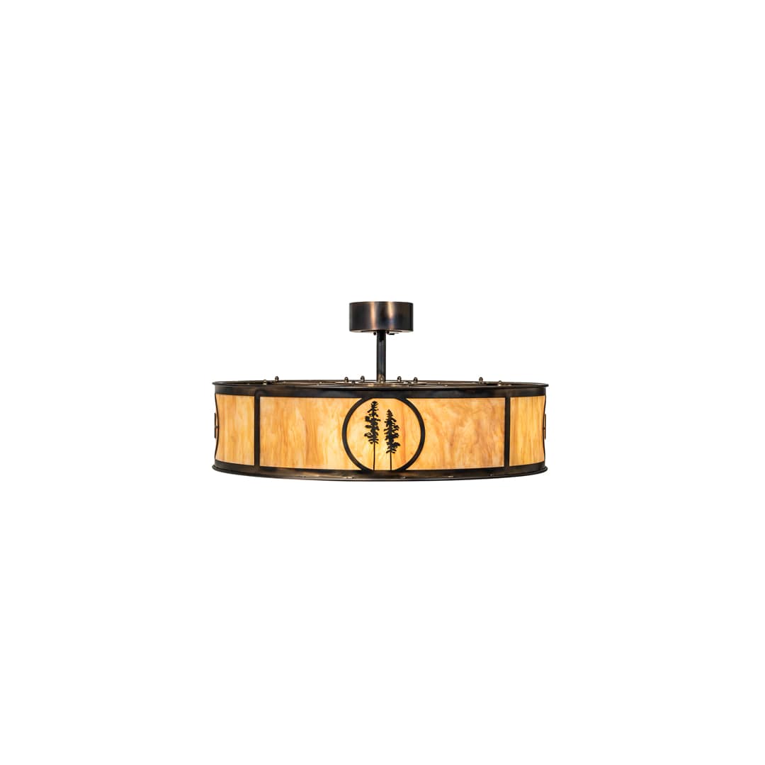 8 Light 37" Wide Pendant