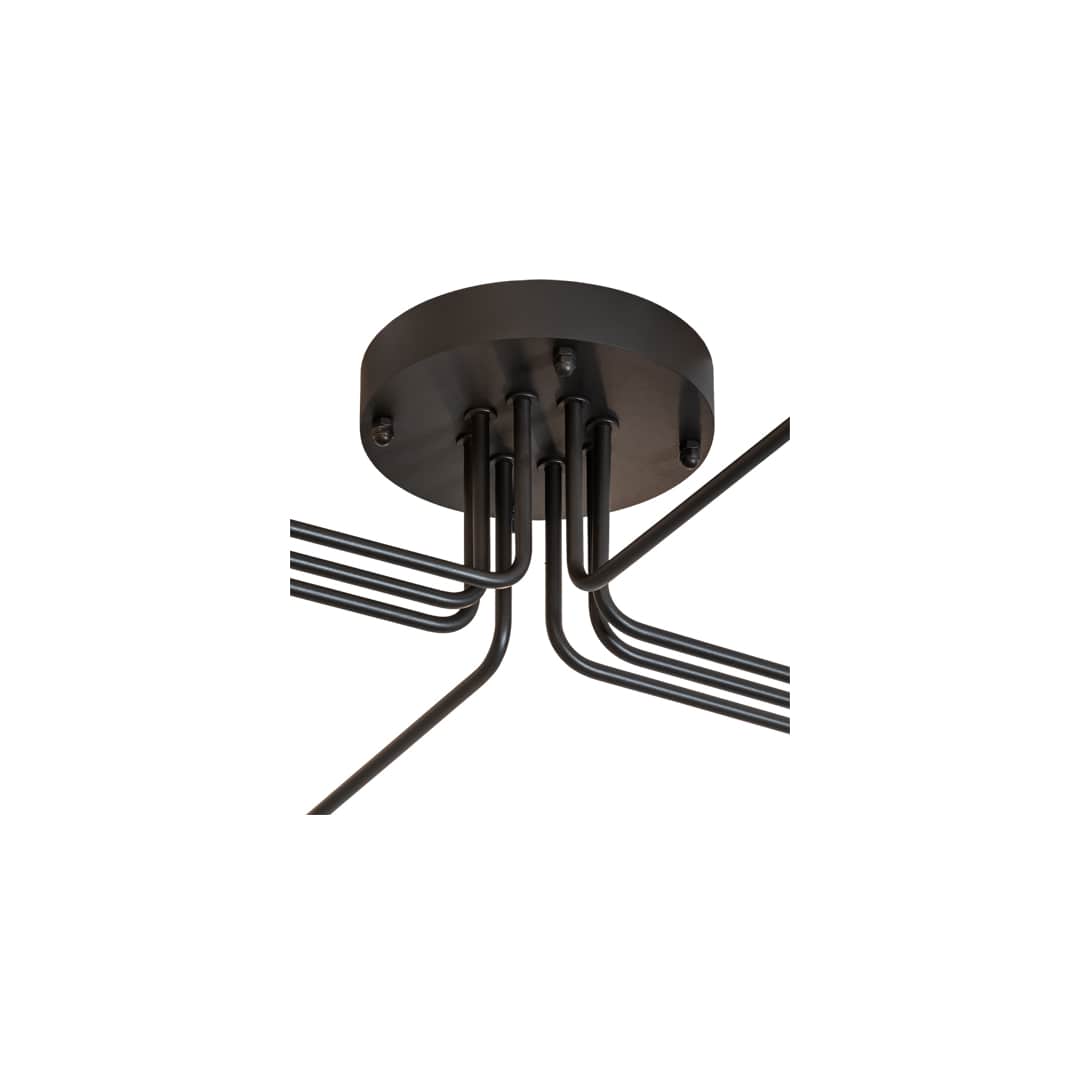 PipeDream Alva 8 Light 79" Wide Semi-Flush Linear Ceiling Fixture