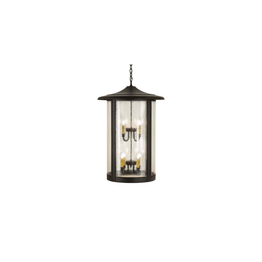 8 Light 25" Wide Taper Candle Pendant