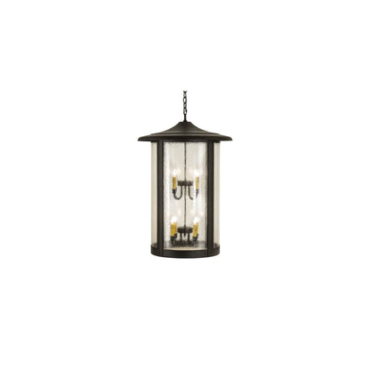 8 Light 25" Wide Taper Candle Pendant