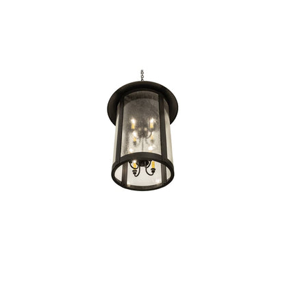 8 Light 25" Wide Taper Candle Pendant