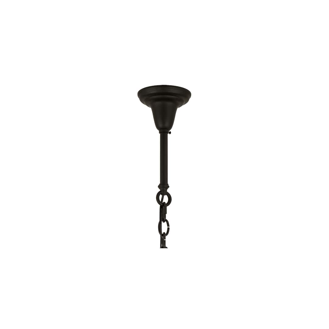 8 Light 25" Wide Taper Candle Pendant