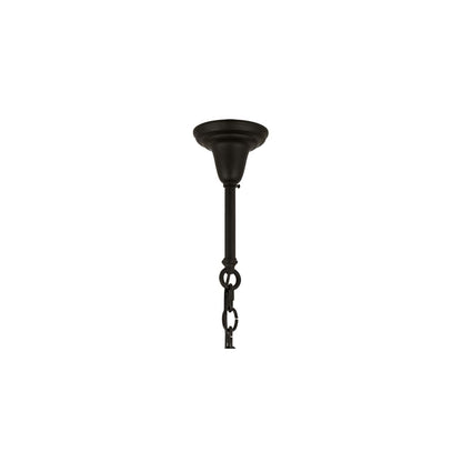 8 Light 25" Wide Taper Candle Pendant