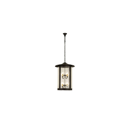 8 Light 25" Wide Taper Candle Pendant