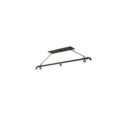3 Light 69" Wide Linear Pendant
